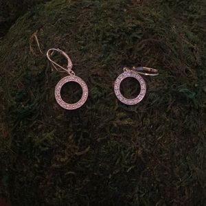 Diamond and white gold earrings